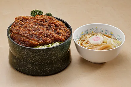 会津名物 ソースカツ丼 160g 喜多方ミニラーメンセット