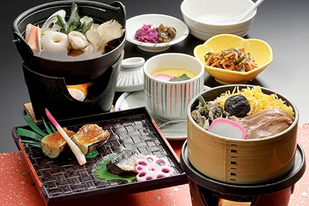 毘沙門わっぱ飯